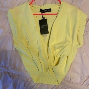 Yellow Lioness Crop Top